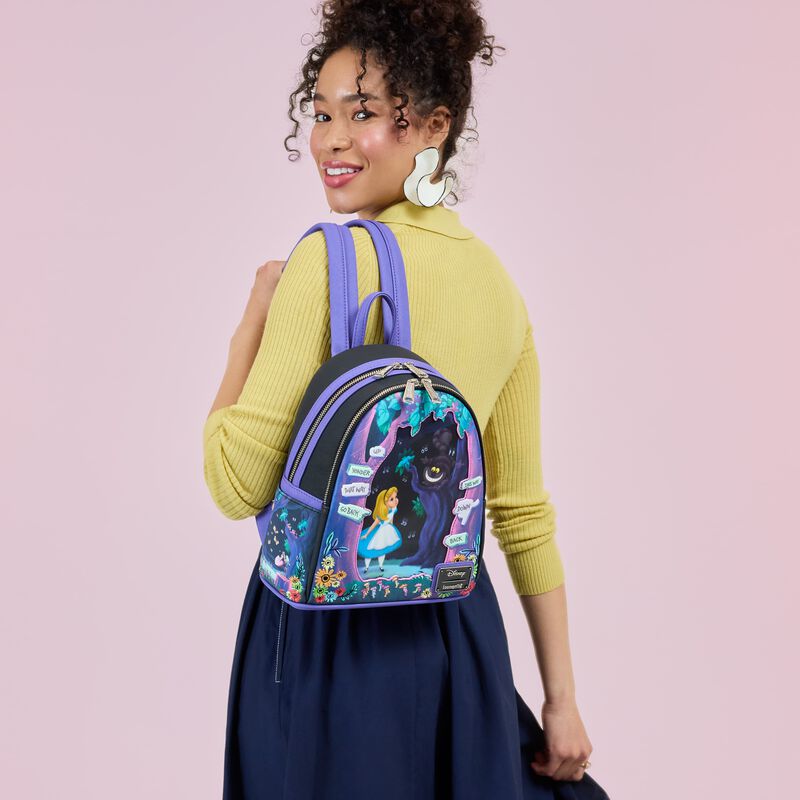 DISNEY - Alice au Pays des Merveilles - Mini Sac à Dos LoungeFly