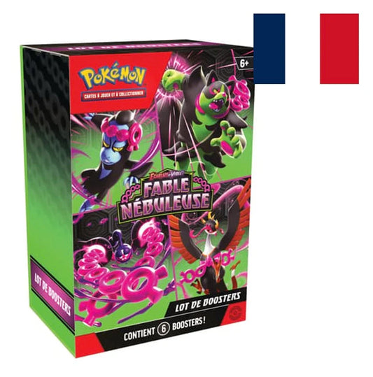 Pokémon – Bundle 6.5 Fable Nébuleuse – Lot de 6 Boosters – Version Française (FR)