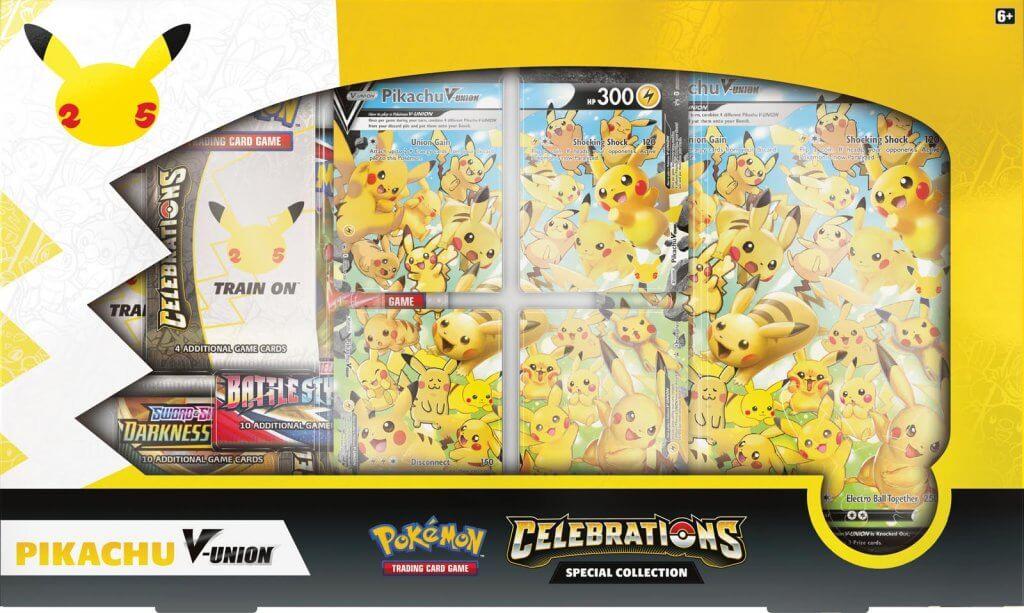 Pokémon TCG Celebrations Pikachu V‑UNION Collection (FR)