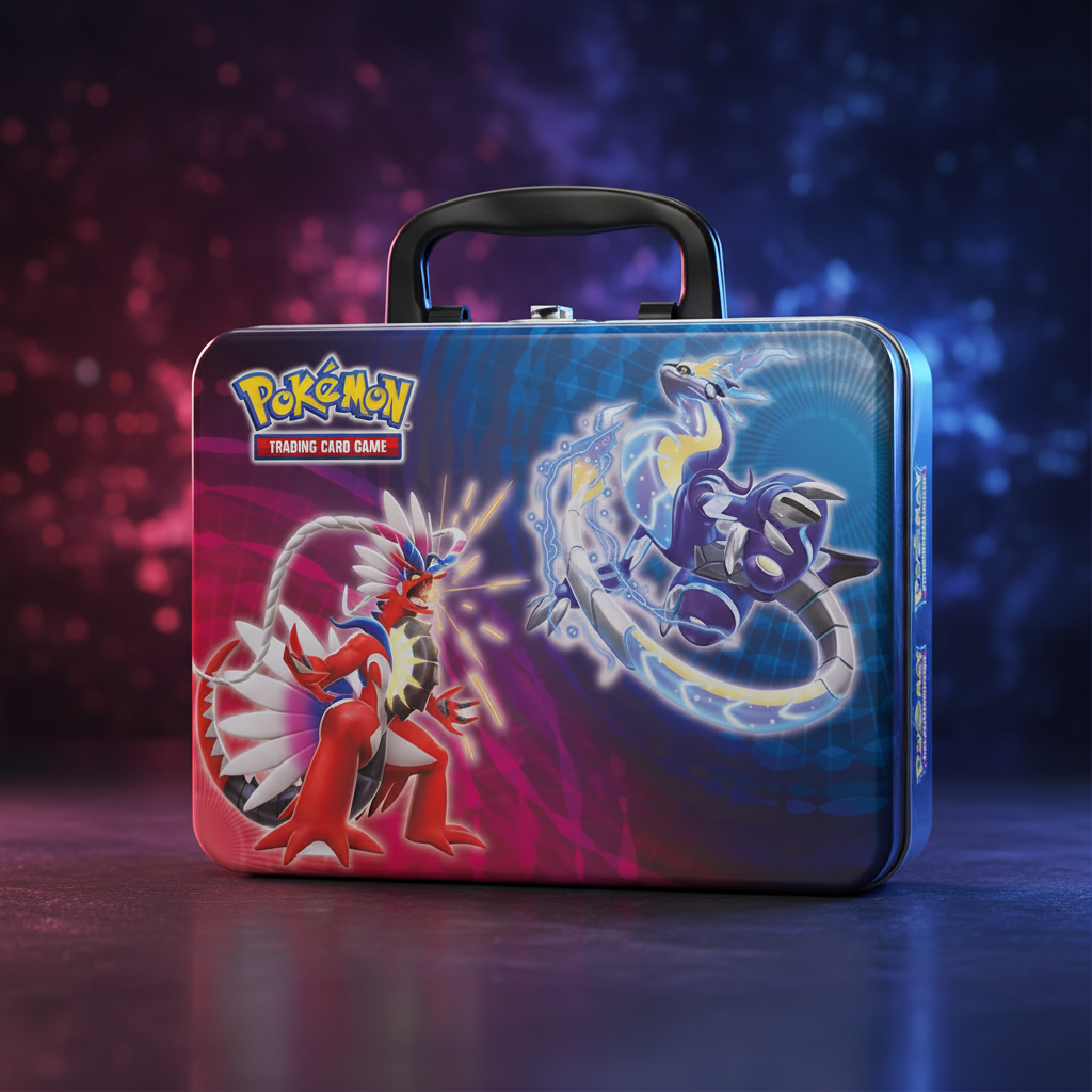 Pokémon JCC – Coffre aux trésors Écarlate et Violet (FR) – Boîtier Métallique Collector