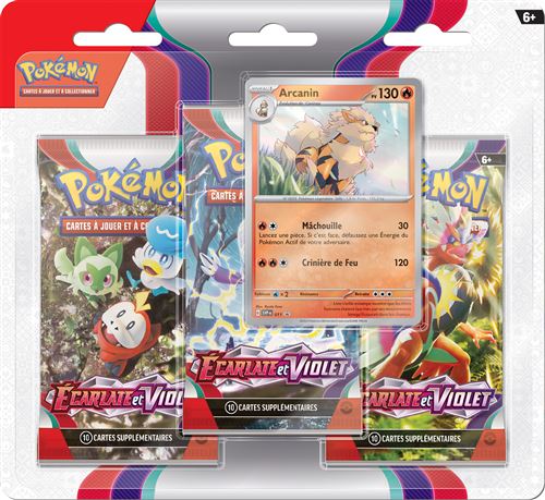 Pokémon EV01 - Ecarlate Violet - Tripack