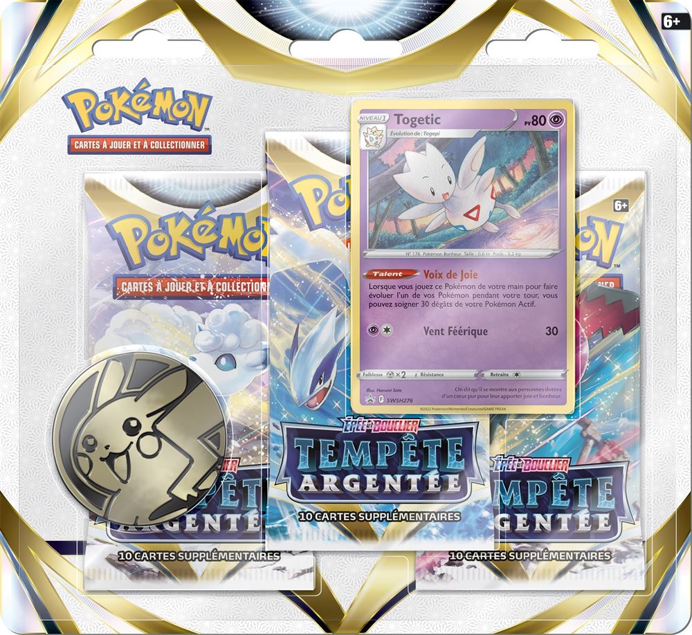Pokémon – Tripack Booster EB12 (Tempête Argentée)