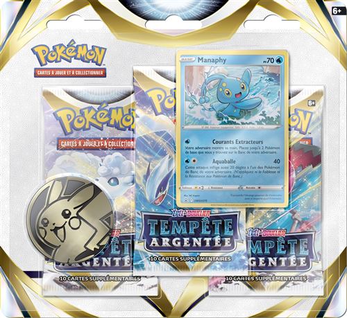 Pokémon – Tripack Booster EB12 (Tempête Argentée)