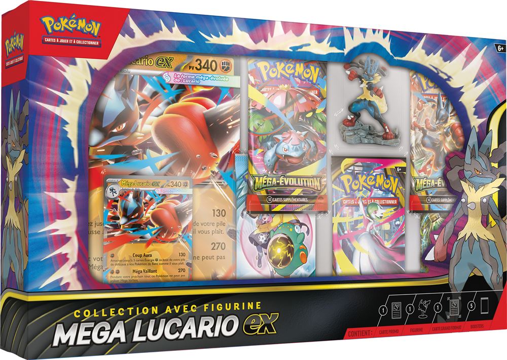 Pokémon TCG Mega Lucario EX Figure Collection