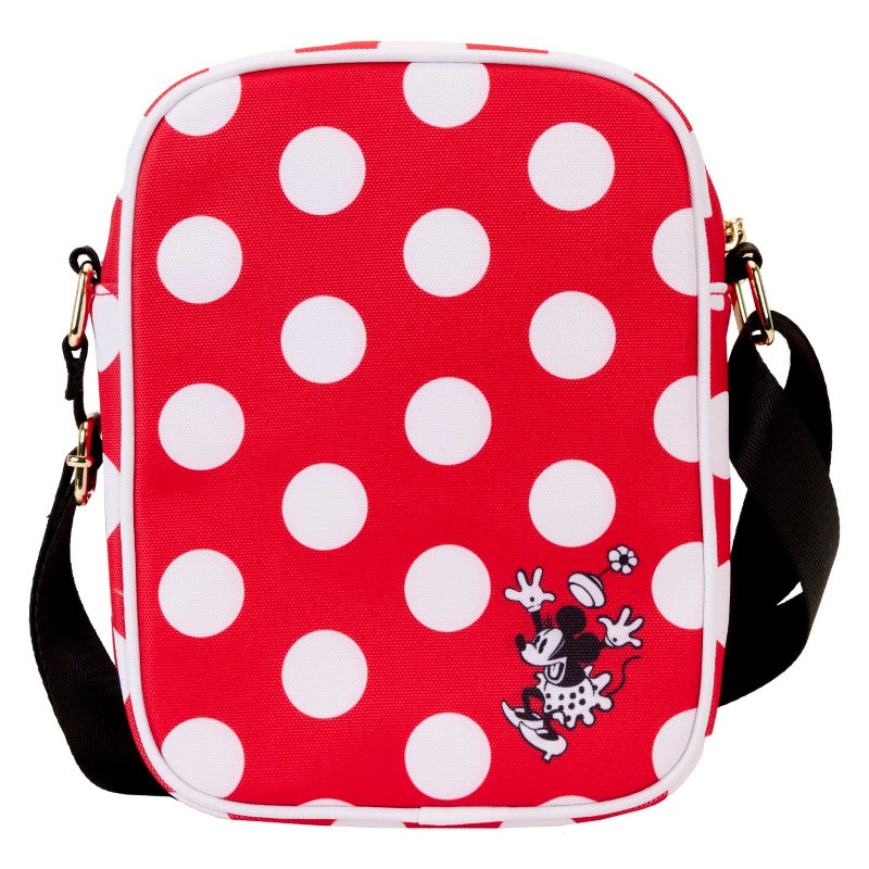 DISNEY – Minnie Rock The Dots – Sac Passeport Nylon Loungefly