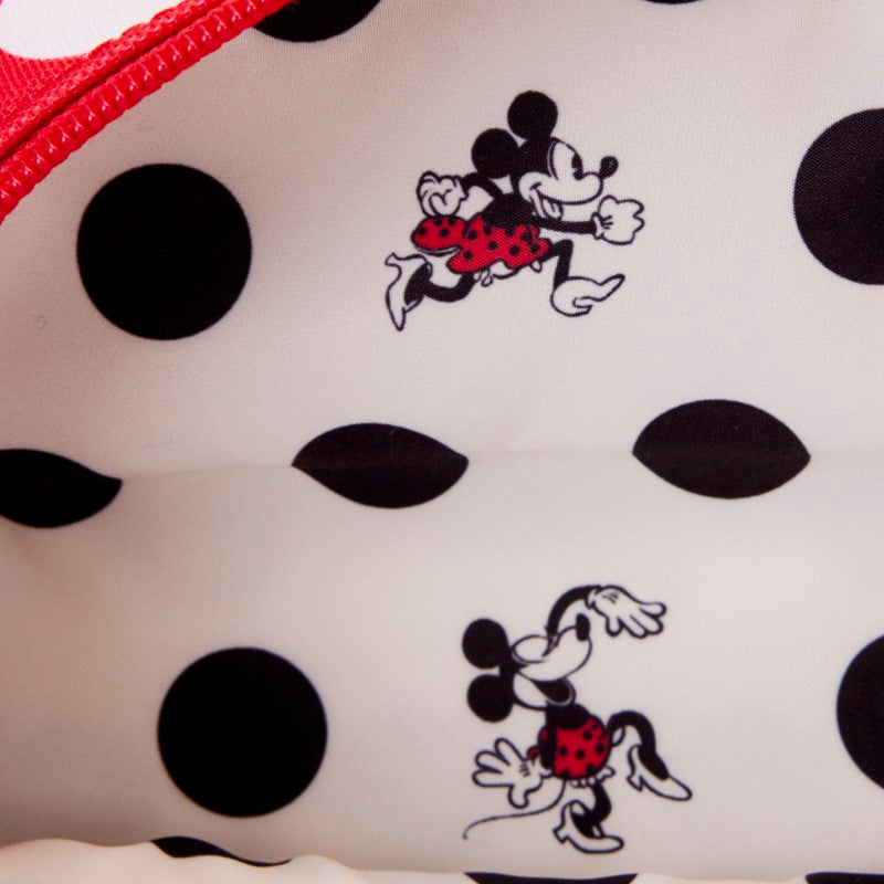 DISNEY – Minnie Rock The Dots – Sac Passeport Nylon Loungefly