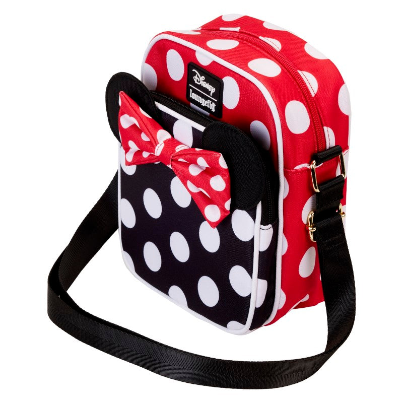 DISNEY – Minnie Rock The Dots – Sac Passeport Nylon Loungefly