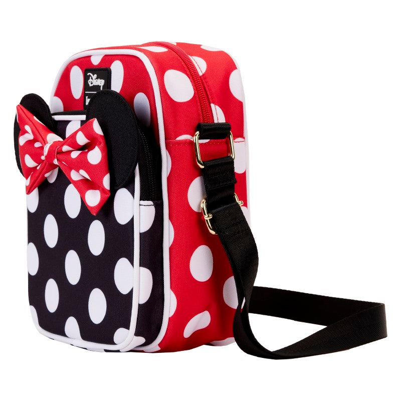 DISNEY – Minnie Rock The Dots – Sac Passeport Nylon Loungefly