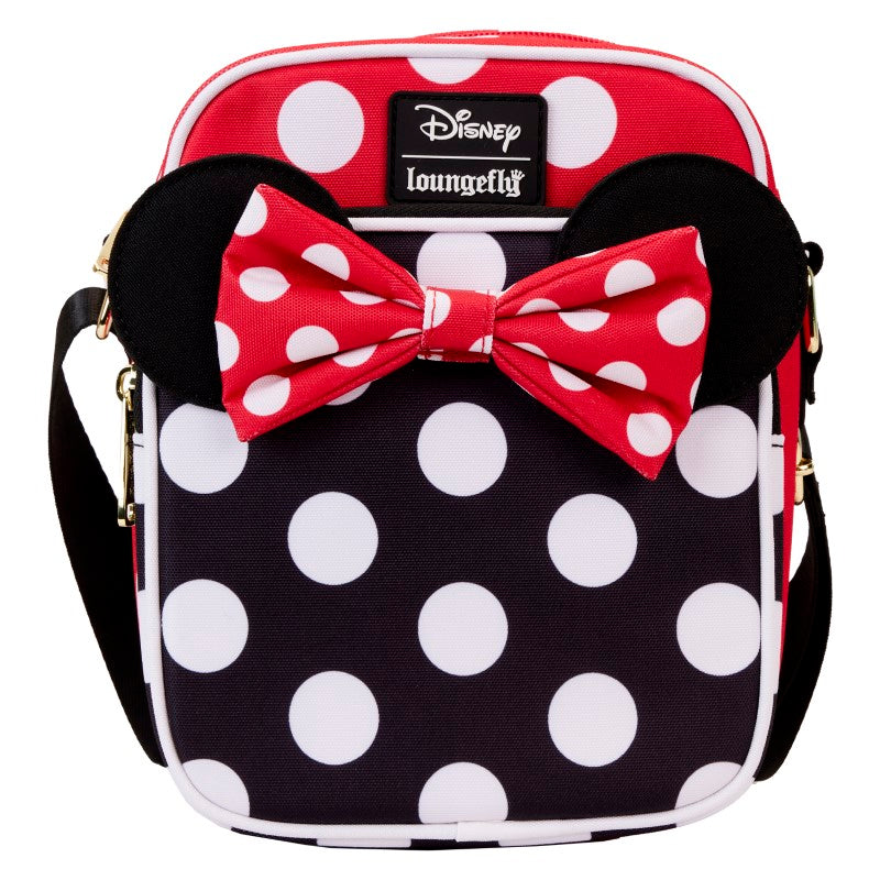 DISNEY – Minnie Rock The Dots – Sac Passeport Nylon Loungefly