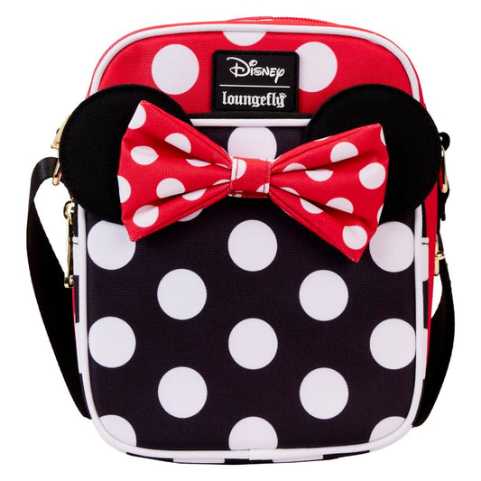 DISNEY – Minnie Rock The Dots – Sac Passeport Nylon Loungefly