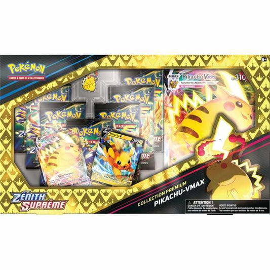 Pokémon JCC – Coffret Premium Pikachu VMAX Zénith Suprême - 7  Booster