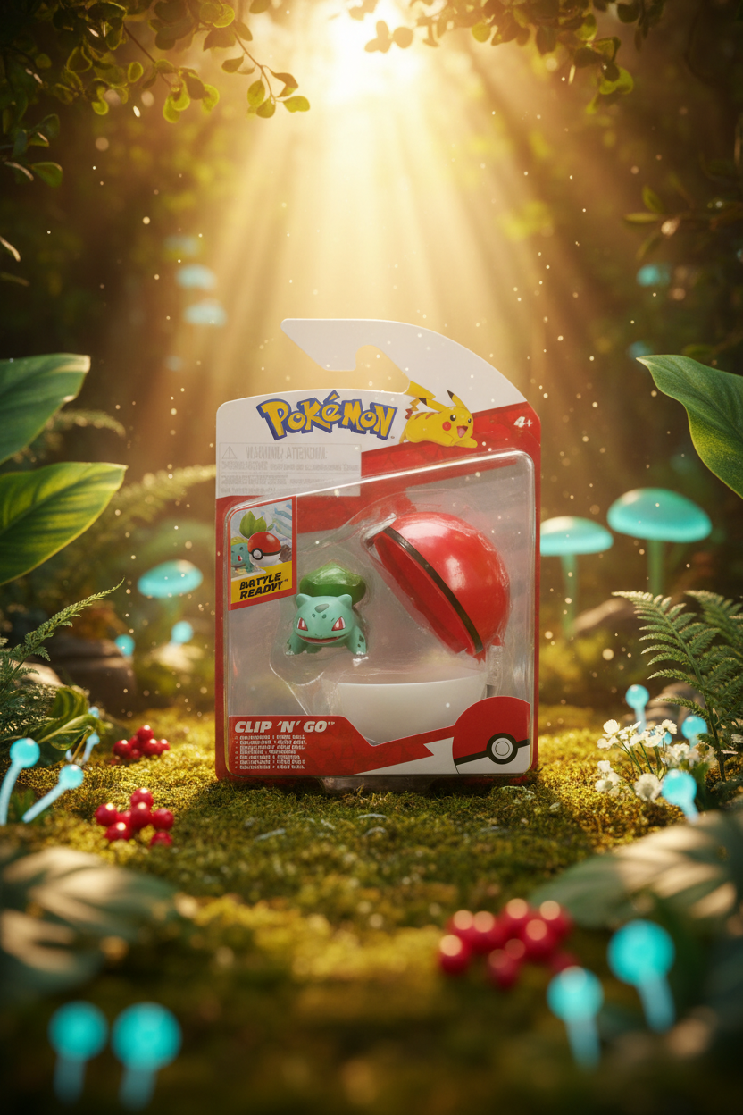 Pokémon – Bulbizarre & Poké Ball Clip 'N' Go