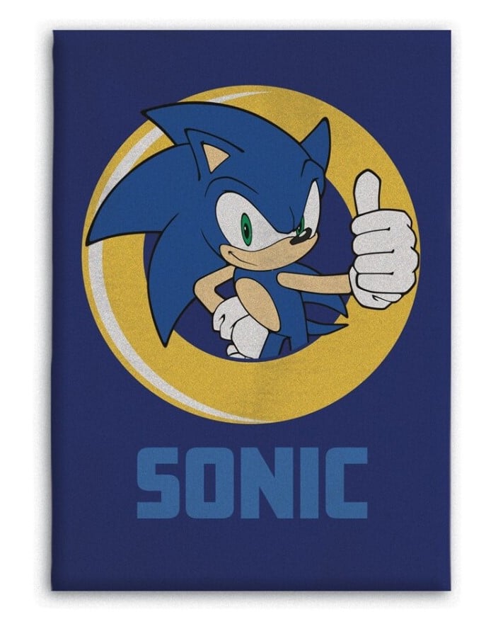 Sonic the Hedgehog – Plaid en polaire 100×140 cm