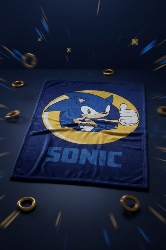 Sonic the Hedgehog – Plaid en polaire 100×140 cm