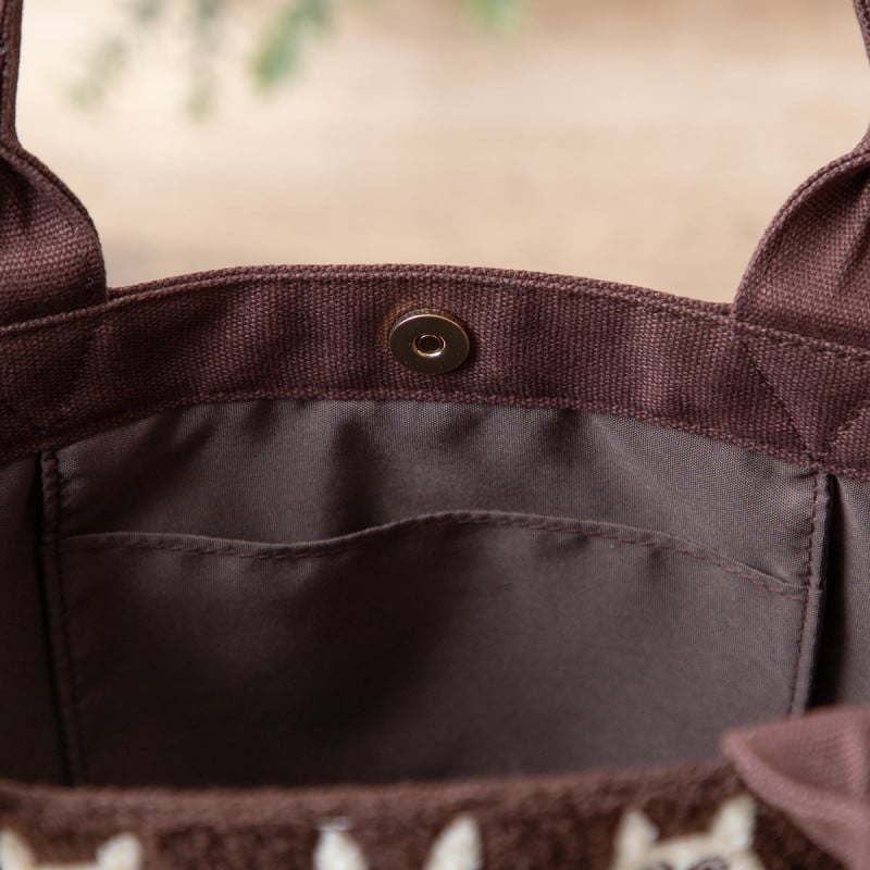 MON VOISIN TOTORO - Totoro noisettes - Sac brodé