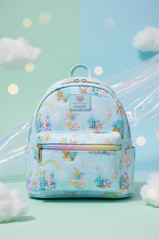 LES BISOUNOURS - Cousins - Mini Sac à Dos carré en Nylon LoungeFly