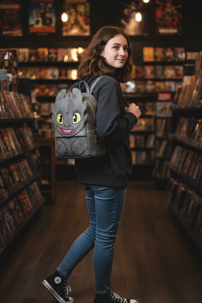 DRAGONS - Krokmou "Cosplay" - Mini Sac à dos LoungeFly