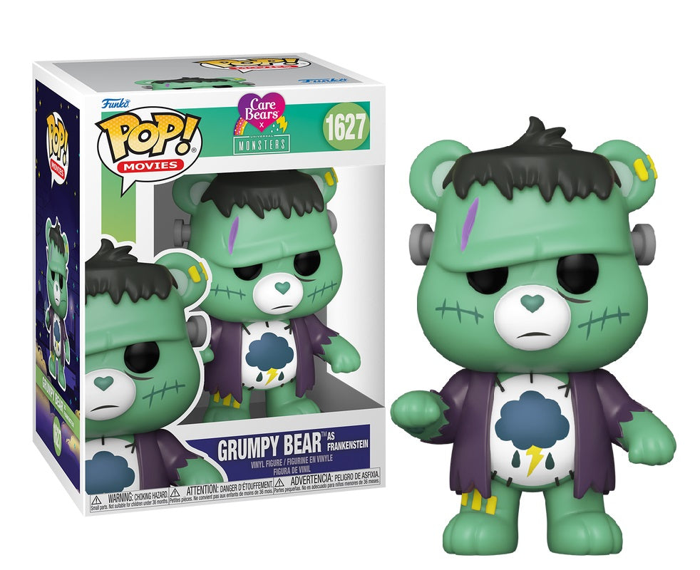 UM X Bisounours – POP Movies N°1627 – Grumpy Bear Frankenstein – Figurine Funko Officielle