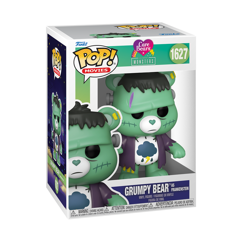 UM X Bisounours – POP Movies N°1627 – Grumpy Bear Frankenstein – Figurine Funko Officielle