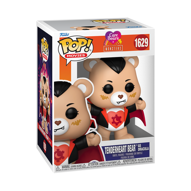 UM X Bisounours – POP Movies N°1629 – Tender Heart Bear as Dracula – Figurine Funko Officielle