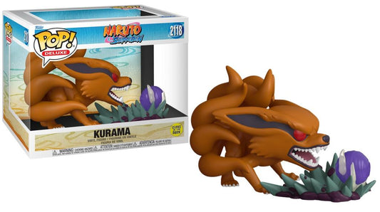 NARUTO SHIPPUDEN - POP Deluxe N° 2118 - Kurama (GW) - B-GEEK, Collector, Figurine, Funko, Geek, Naruto, Pop - Funko - Figurine - photo produit