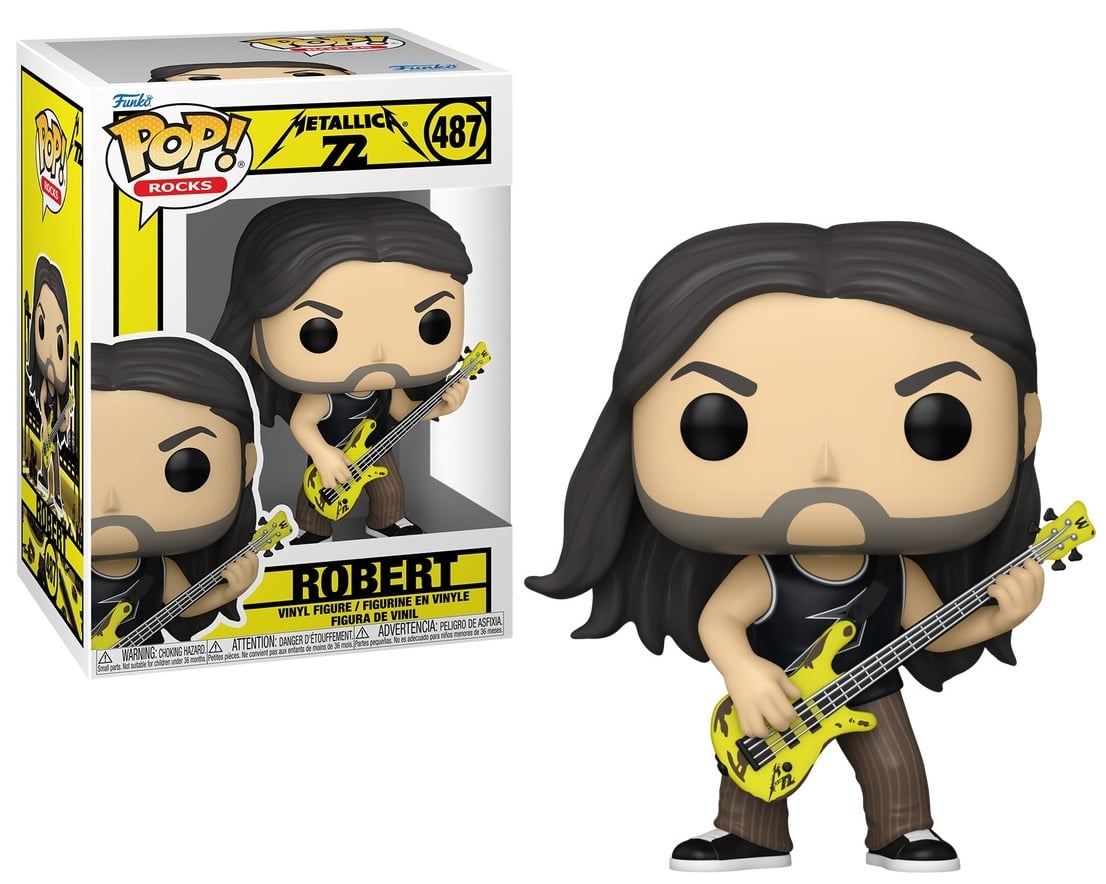 Funko POP Rocks N°487 – Metallica Robert Trujillo