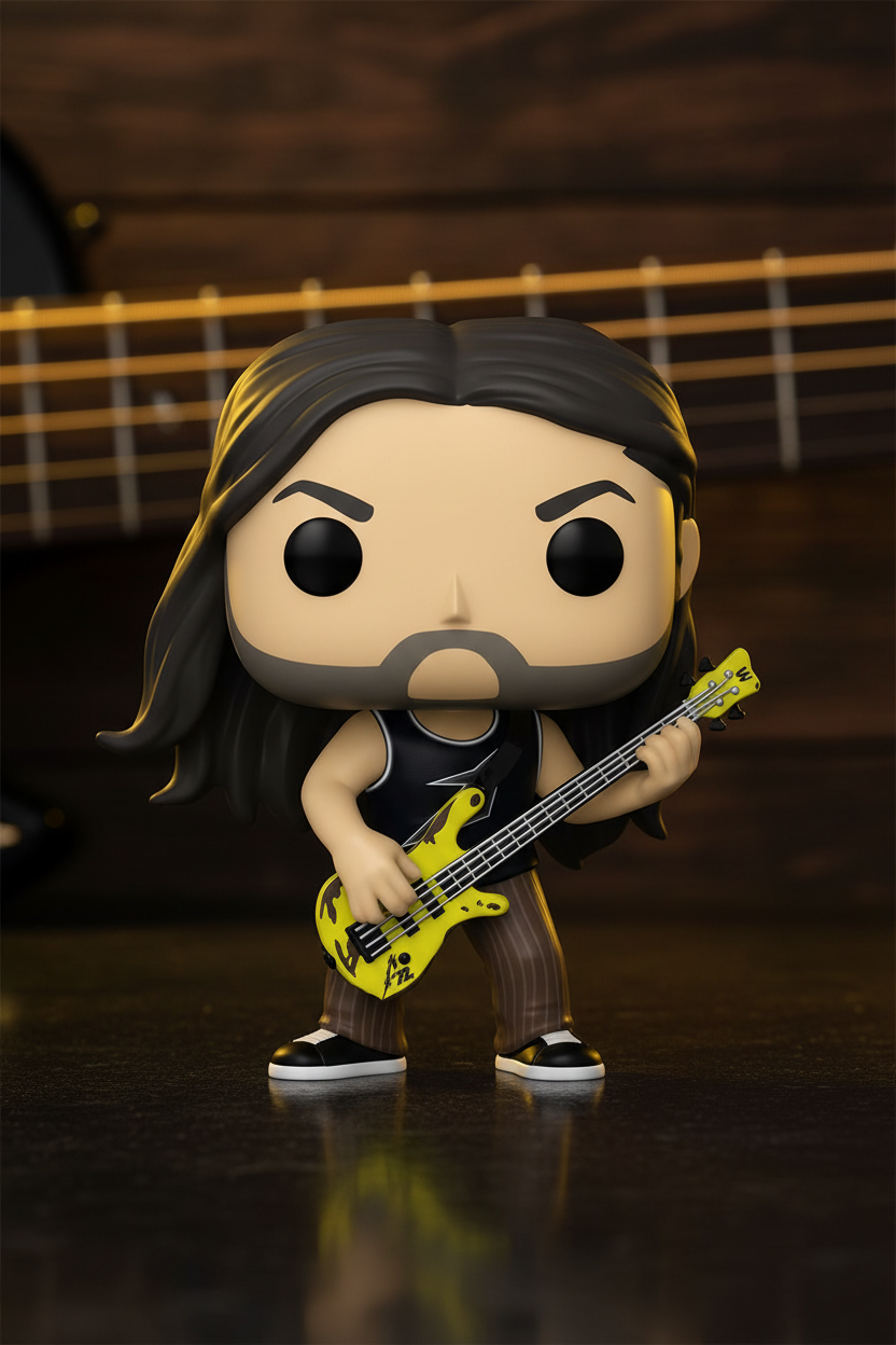 Funko POP Rocks N°487 – Metallica Robert Trujillo
