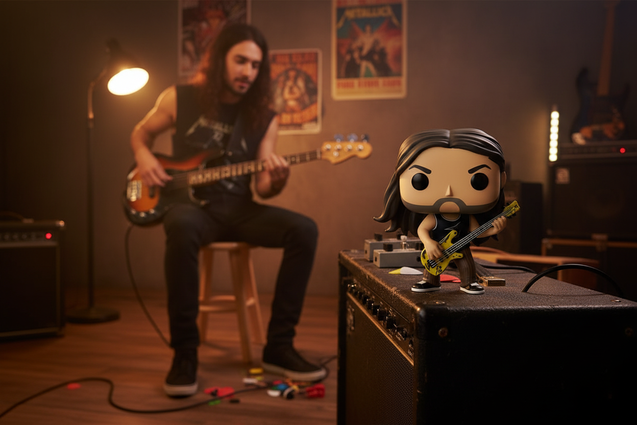 Funko POP Rocks N°487 – Metallica Robert Trujillo