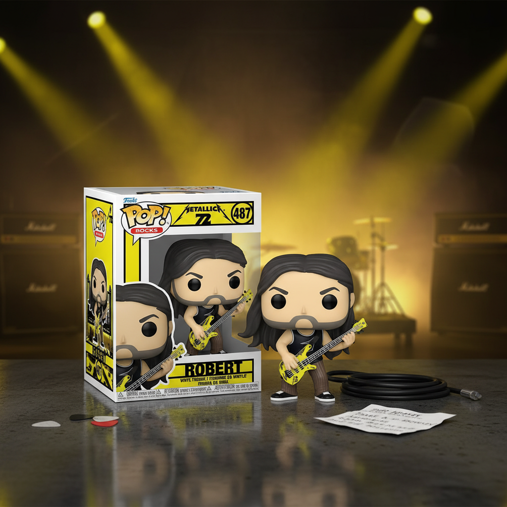 Funko POP Rocks N°487 – Metallica Robert Trujillo