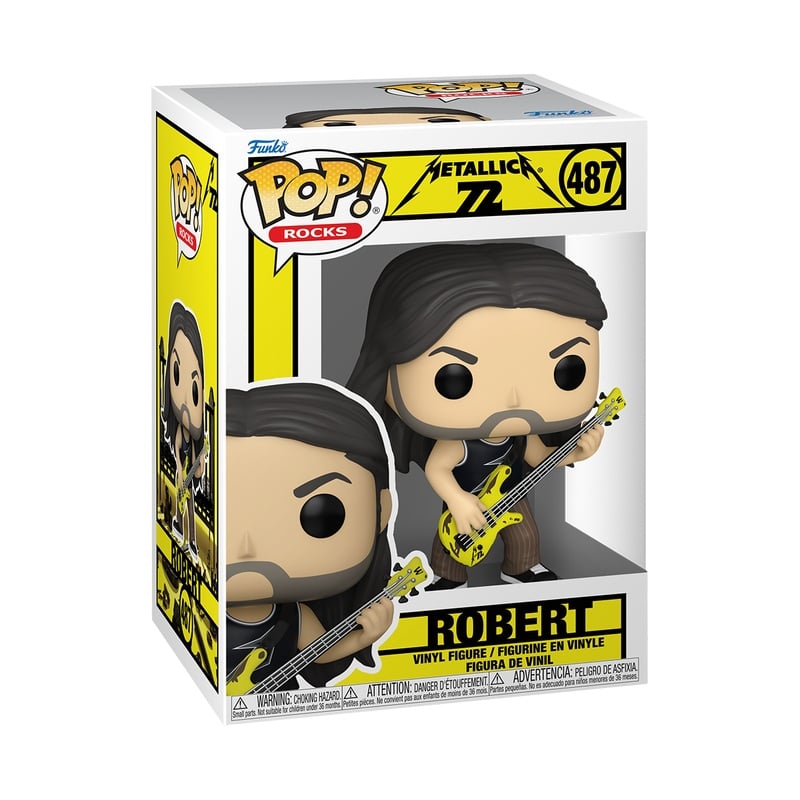 Funko POP Rocks N°487 – Metallica Robert Trujillo