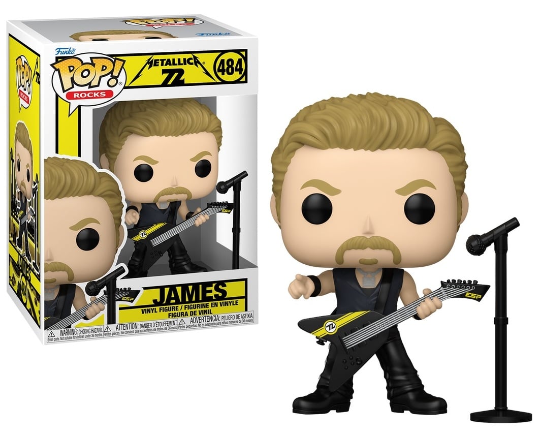 Funko POP Rocks N°484 – Metallica James Hetfield