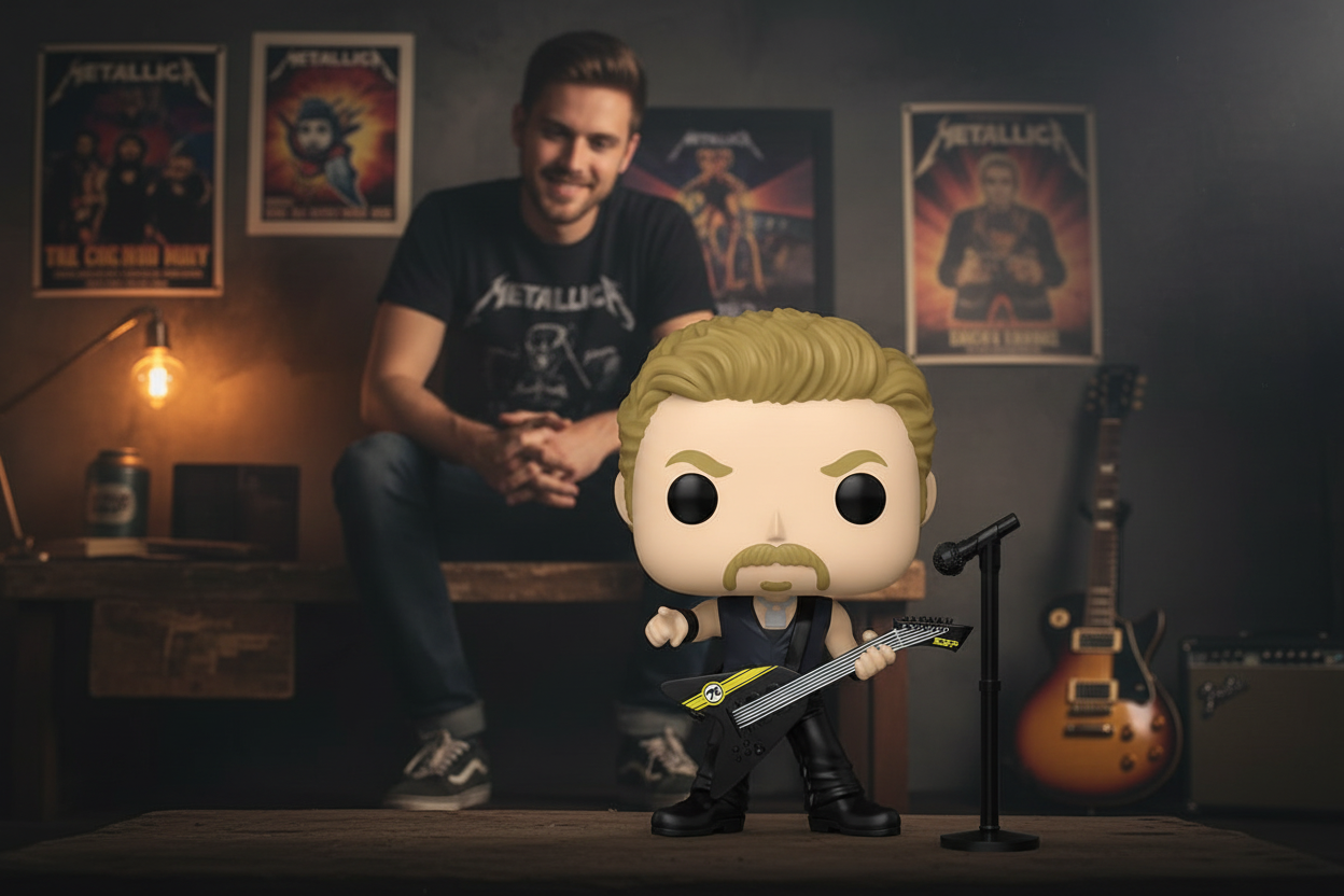 Funko POP Rocks N°484 – Metallica James Hetfield