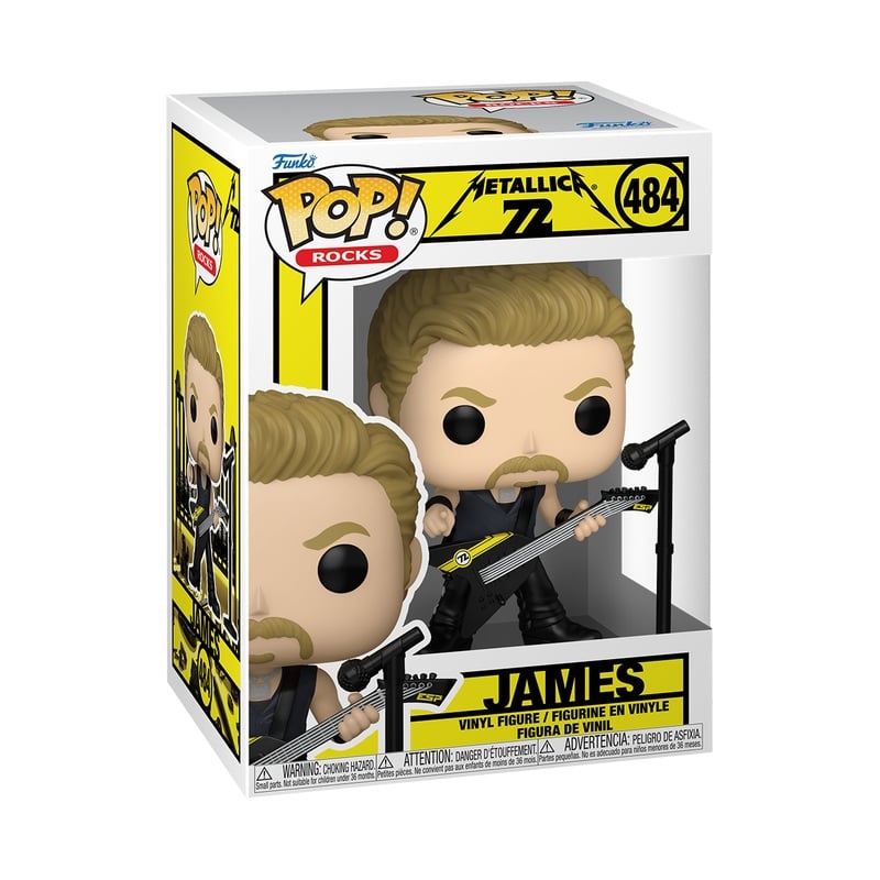 Funko POP Rocks N°484 – Metallica James Hetfield