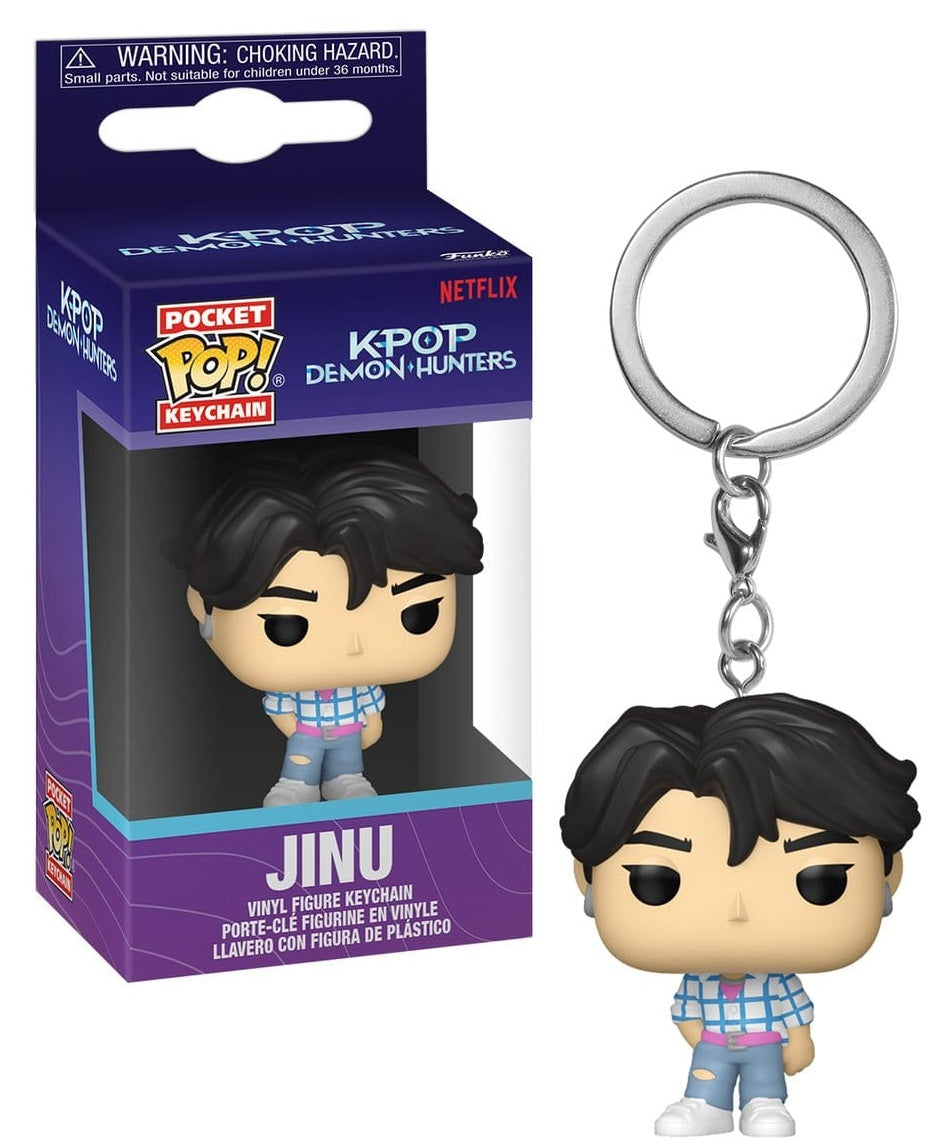 K-POP DEMON HUNTERS - Pocket Pop Keychain - Jinu - K-Pop Demon Hunters - Funko - Porte-clés - EAN 0889698956857