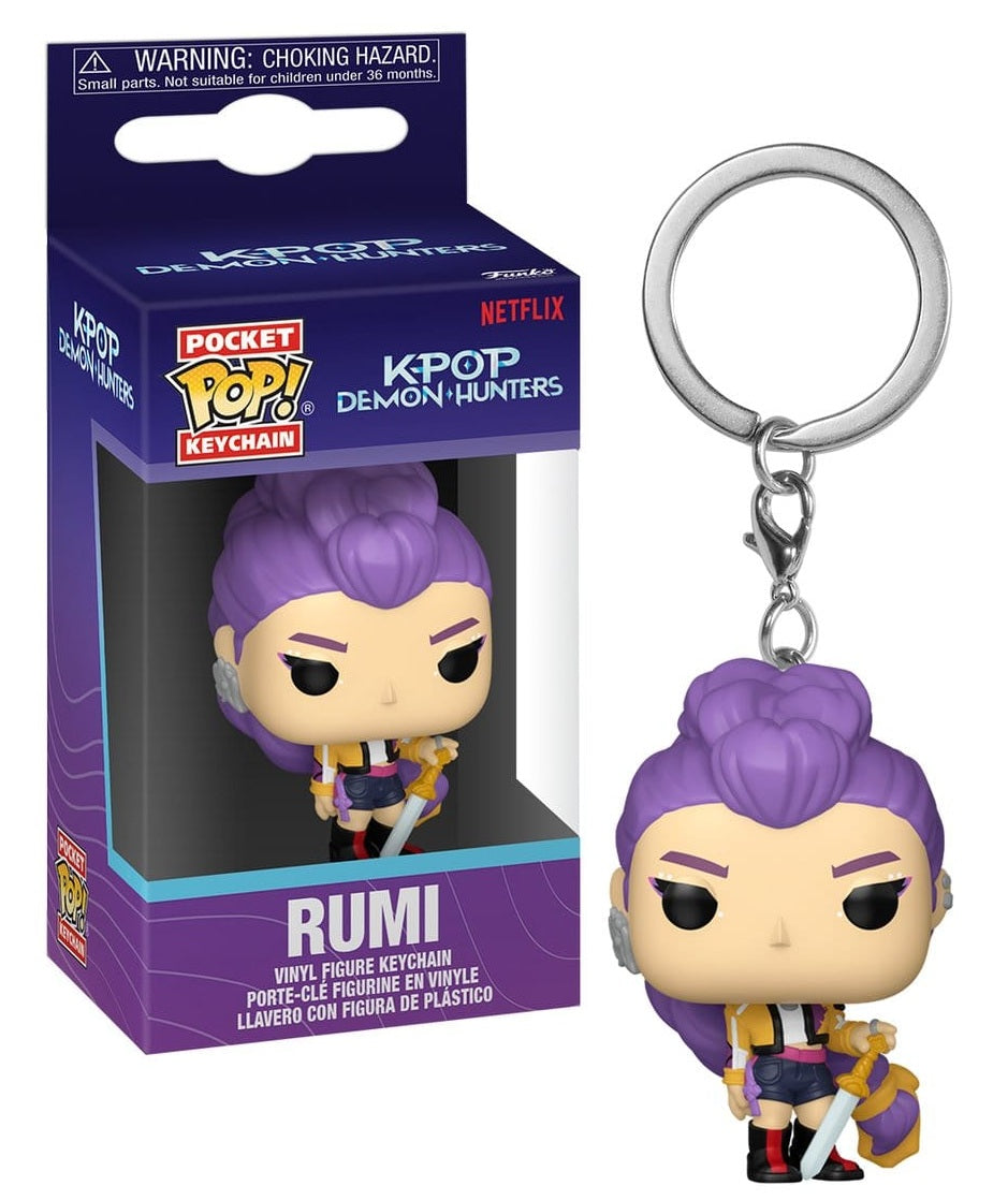 K-POP DEMON HUNTERS - Pocket Pop Keychain - Rumi - K-Pop Demon Hunters - Funko - Porte-clés - EAN 0889698956871