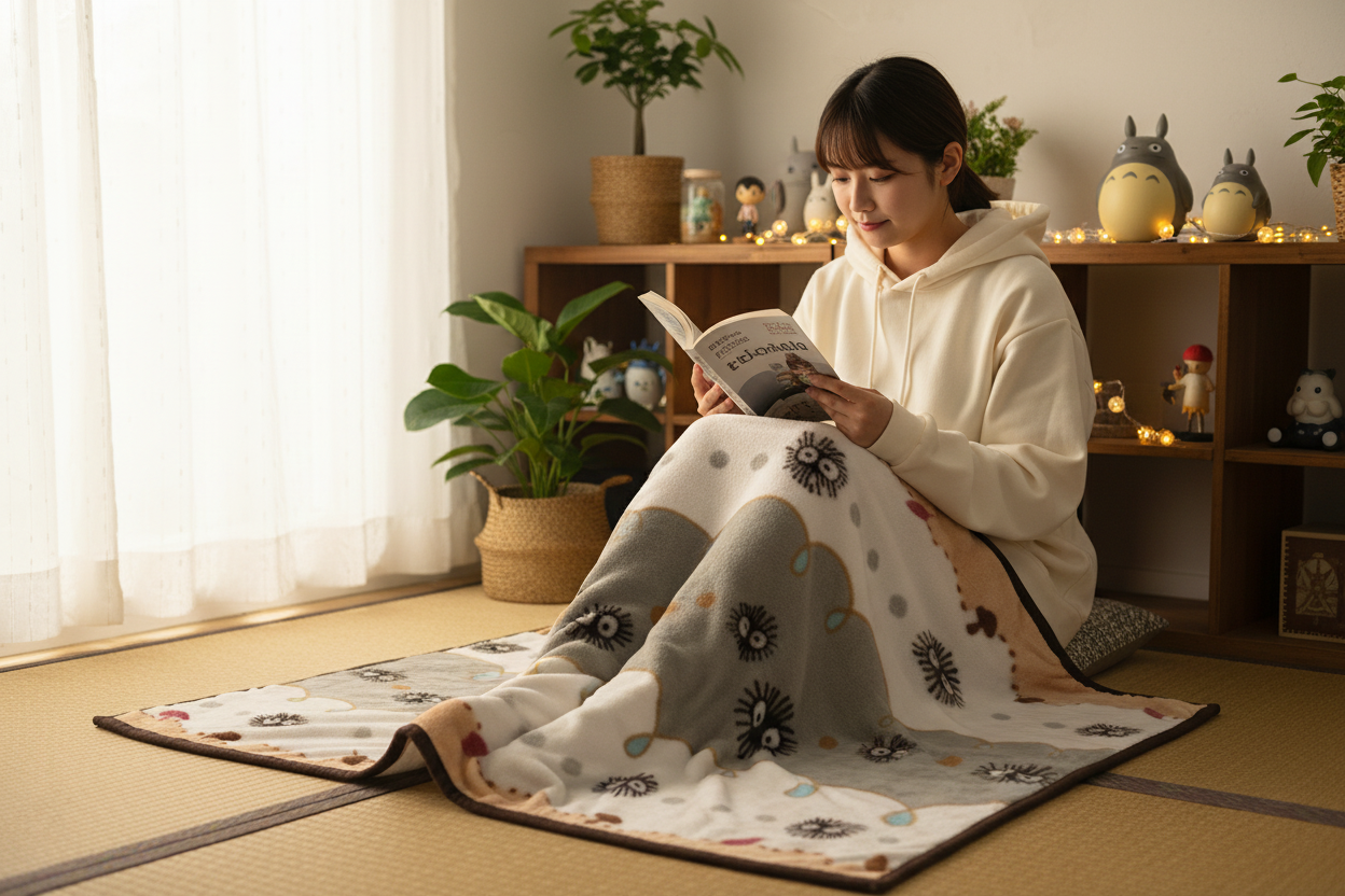 Mon Voisin Totoro – Plaid Noiraude 70x100 cm