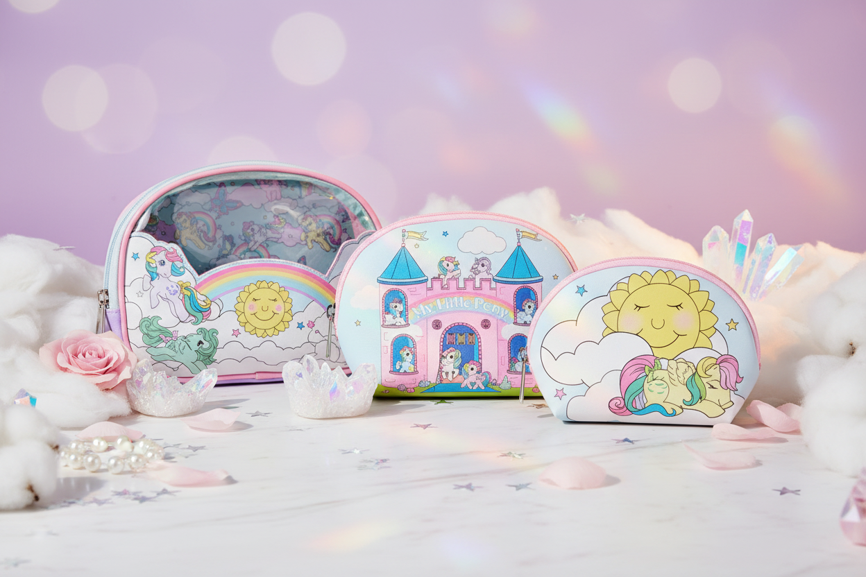 HASBRO Mon Petit Poney – Set de 3 Sacs Cosmétique Loungefly