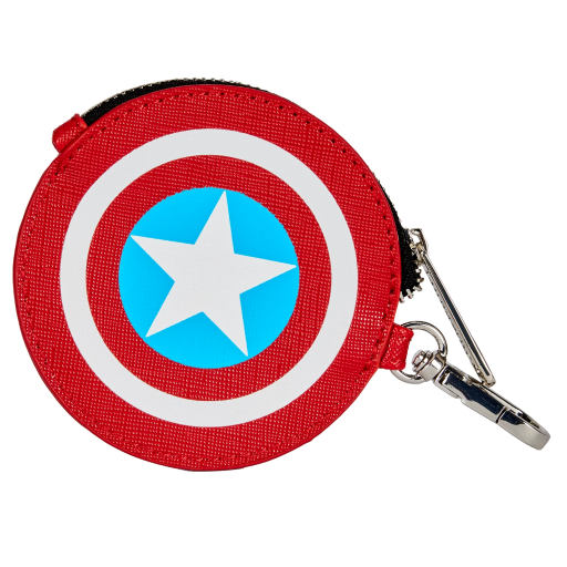 Loungefly Avengers Tattoo – porte‑monnaie bouclier