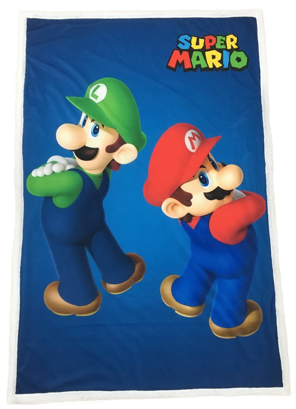Super Mario – Plaid Premium Mario & Luigi 100×150 cm