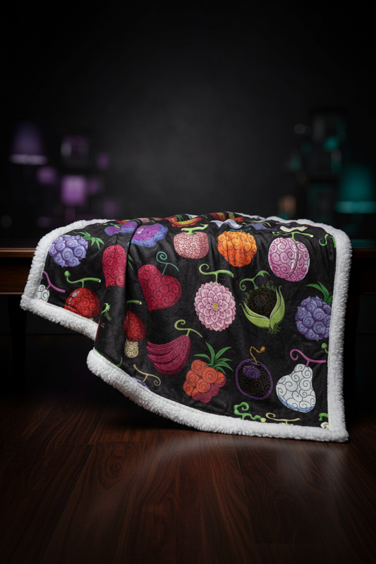 One Piece – Plaid Premium Fruits du Démon 100×150 cm
