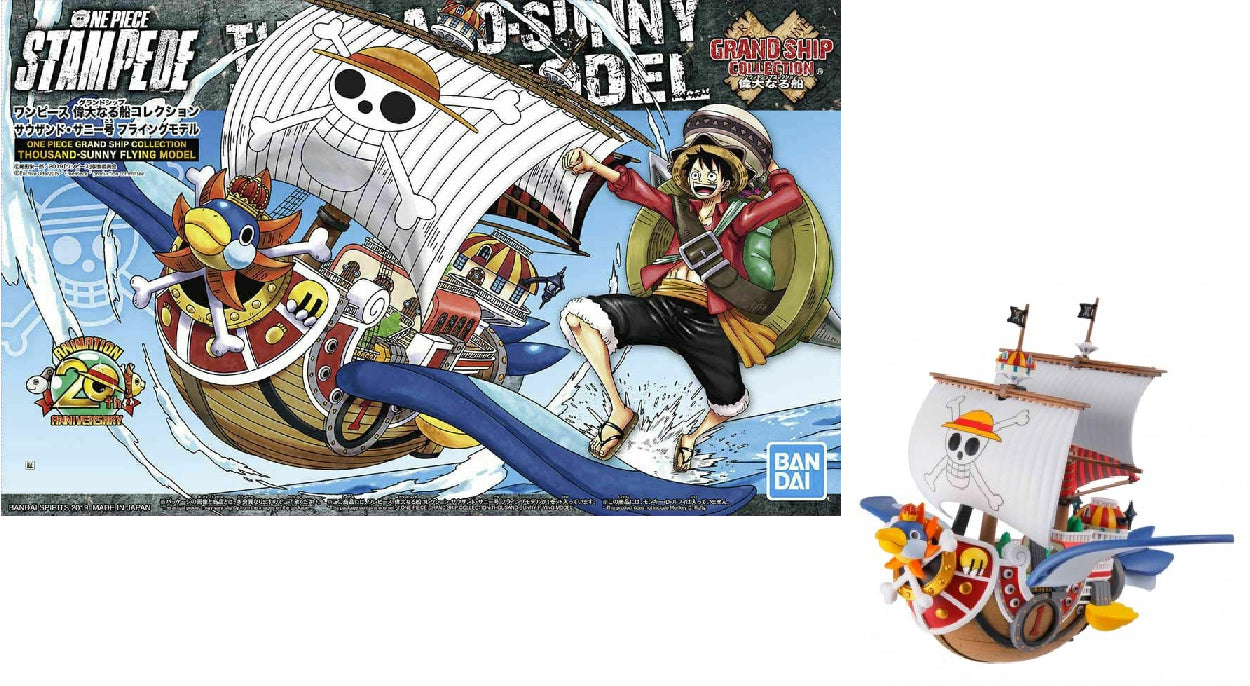 Packaging officiel One Piece Thousand Sunny Flying – Bandai