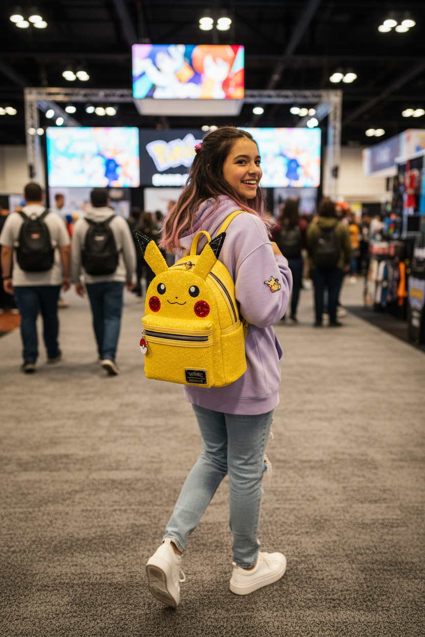 POKÉMON – Pikachu “World 1-1” – Mini sac à dos Loungefly