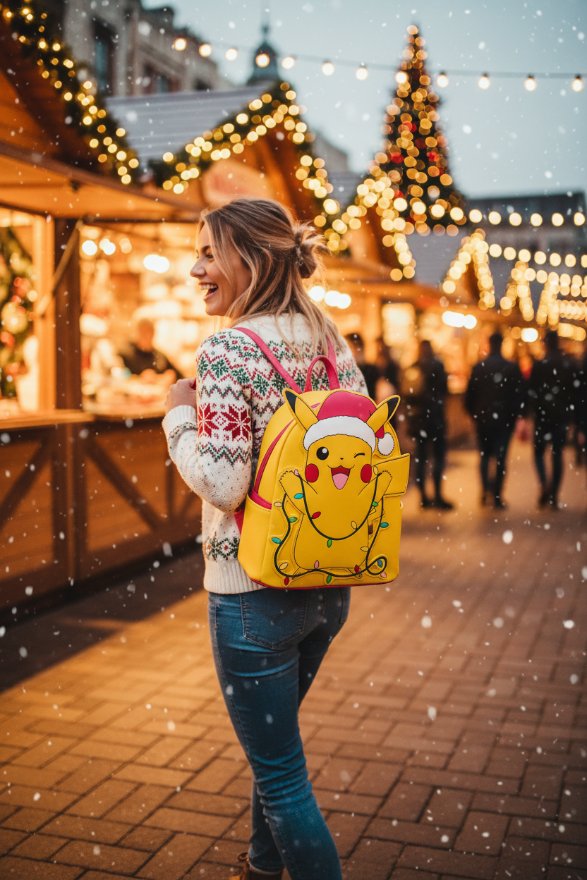 Pokémon – Holiday Pikachu – Mini Sac à Dos Loungefly