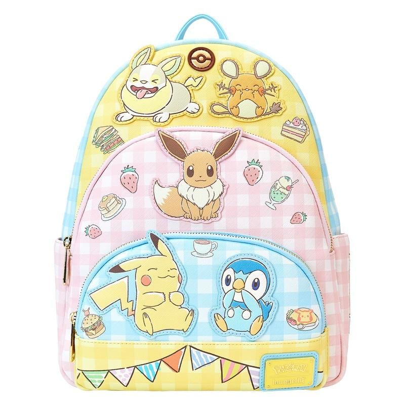 Pokémon – Mini Sac à Dos Triple Poche Café – Loungefly