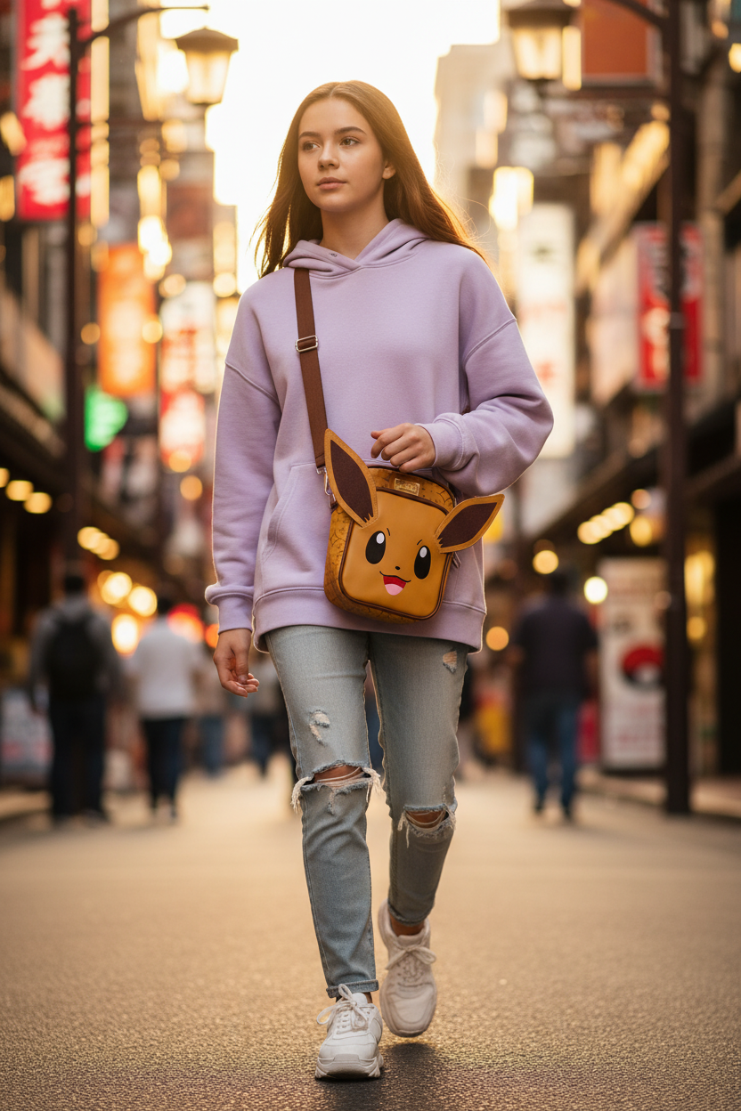 Pokémon – Évoli – Sac Passeport Loungefly
