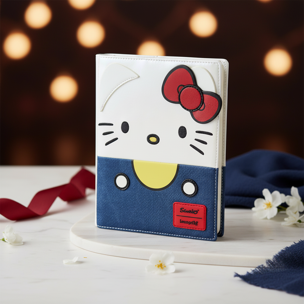 HELLO KITTY – 50ème Anniversaire – Journal Nacré Loungefly