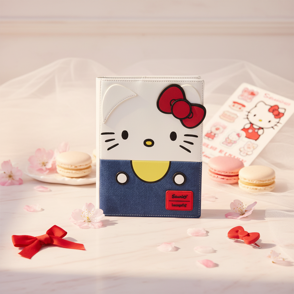 HELLO KITTY – 50ème Anniversaire – Journal Nacré Loungefly