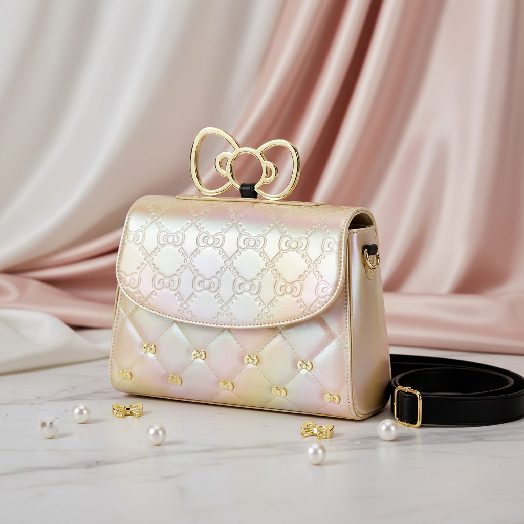 Sanrio – 50ᵉ Anniversaire – Sac bandoulière Doré Loungefly