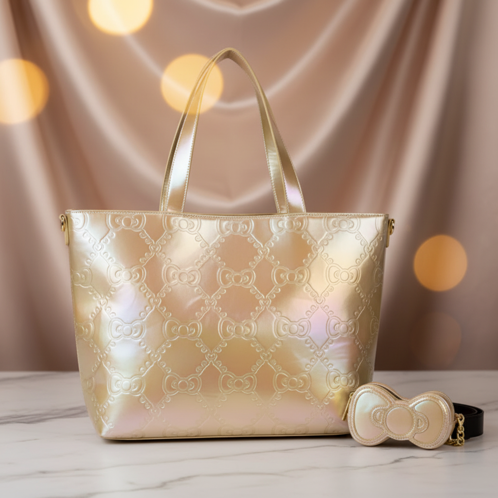 SANRIO – 50ème Anniversaire – Tote Bag Doré Loungefly