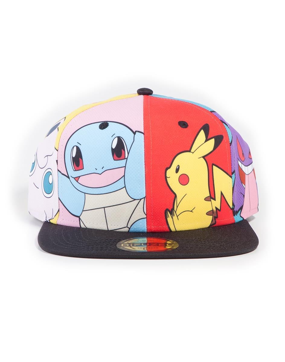 POKEMON  -  Multi pop Art - Casquette Snapback